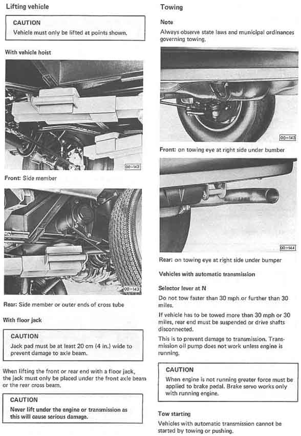 Bus jacking instructions