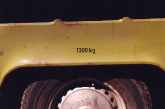 Mcode 65 at rear wheel