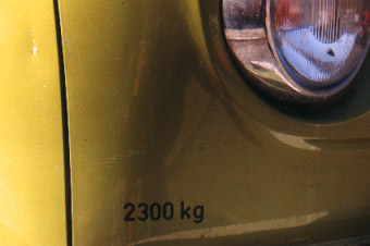 Mcode 65 at front wheel